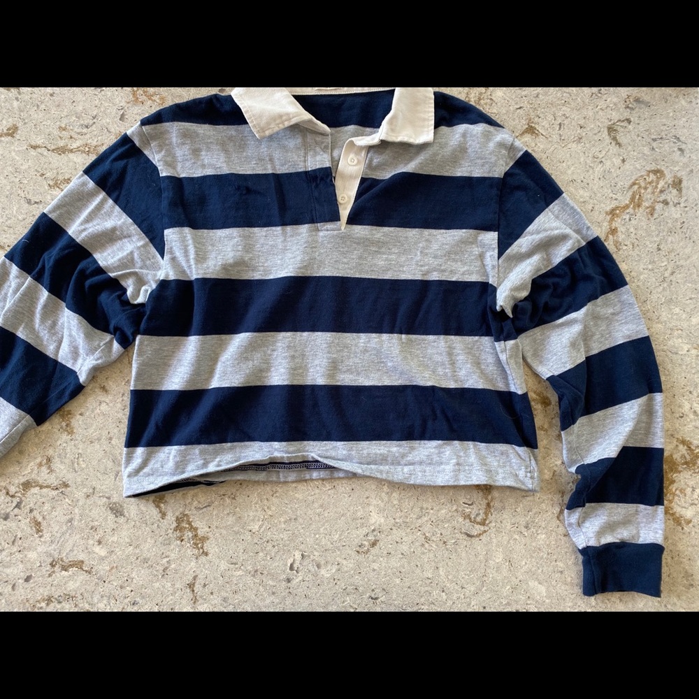 John Galt Striped Long Sleeve Shirt